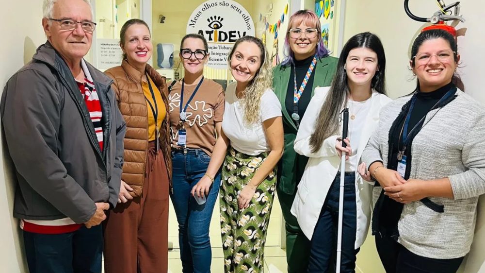 Equipe da Educação Especial de Içara em visita técnica à ATIDEV